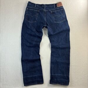 Levis 517 Boot Cut Jeans Men 38x34 Blue Dark Cowboy Western Ranch Low Casual Y2K